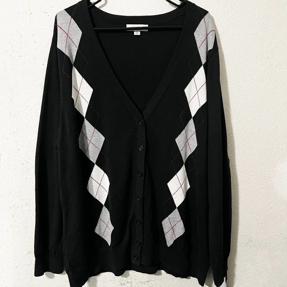 Merona Argyle Maternity Cardigan‎ NWT Size 4